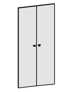 Щитовые двери (2 створки)